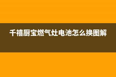 千禧厨宝燃气灶维修24小时服务电话(千禧厨宝燃气灶电池怎么换图解)