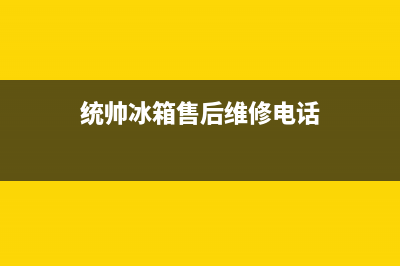 统帅冰箱400服务电话2023已更新(400更新)(统帅冰箱售后维修电话)