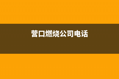 营口市区火王燃气灶全国24小时服务热线已更新(营口燃烧公司电话)