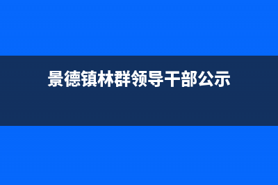 景德镇领派(lingpai)壁挂炉服务热线电话(景德镇林群领导干部公示)