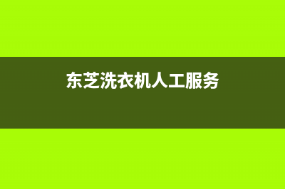 东芝洗衣机人工服务热线售后维修中心地址(东芝洗衣机人工服务)