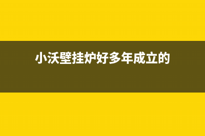 临汾市小沃壁挂炉全国服务电话(小沃壁挂炉好多年成立的)