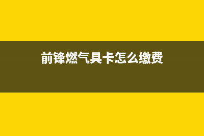 广州市前锋燃气灶24小时服务热线电话2023已更新(厂家/更新)(前锋燃气具卡怎么缴费)