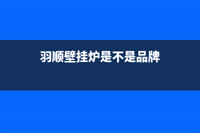 新余羽顺(ESIN)壁挂炉售后服务维修电话(羽顺壁挂炉是不是品牌)