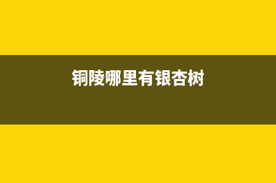 铜陵市区银田集成灶维修电话是多少2023已更新(400/更新)(铜陵哪里有银杏树)