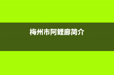 梅州市区阿里斯顿(ARISTON)壁挂炉售后电话多少(梅州市阿鲤廊简介)