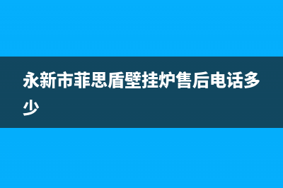 永新市菲思盾壁挂炉售后电话多少