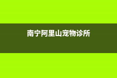 南宁市区阿里斯顿(ARISTON)壁挂炉售后电话(南宁阿里山宠物诊所)