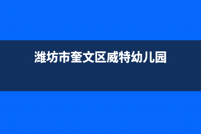 潍坊市威特尼(Vaitny)壁挂炉维修24h在线客服报修(潍坊市奎文区威特幼儿园)