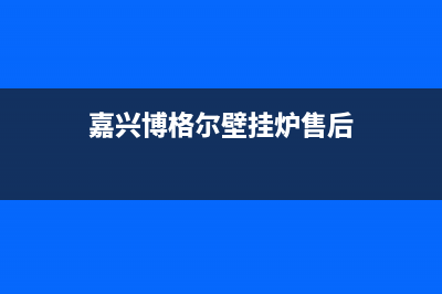 嘉兴博格尔壁挂炉售后服务热线(嘉兴博格尔壁挂炉售后)