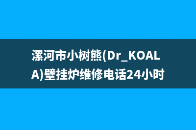 漯河市小树熊(Dr.KOALA)壁挂炉维修电话24小时