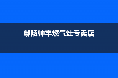 鄢陵帅丰燃气灶服务网点2023已更新(网点/更新)(鄢陵帅丰燃气灶专卖店)