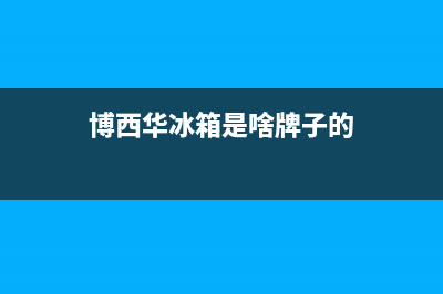 博西华冰箱全国服务热线电话2023已更新(每日(博西华冰箱是啥牌子的)