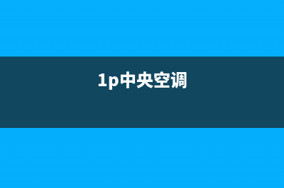 皮普中央空调24小时人工服务(1p中央空调)