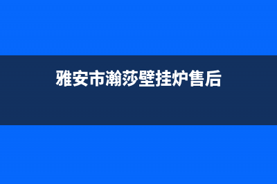 雅安市瀚莎壁挂炉服务电话(雅安市瀚莎壁挂炉售后)