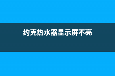 约克热水器显示E1故障什么(约克热水器显示屏不亮)