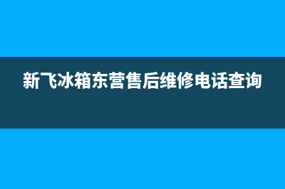 东营新飞中央空调全国免费服务电话(新飞冰箱东营售后维修电话查询)