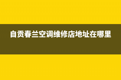 自贡春兰空调24小时服务(自贡春兰空调维修店地址在哪里)