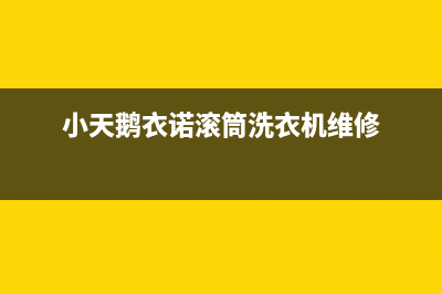 小天鹅衣诺滚筒洗衣机代码E31(小天鹅衣诺滚筒洗衣机维修)