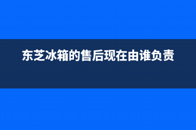 东芝冰箱售后维修点查询(2023更新)(东芝冰箱的售后现在由谁负责)