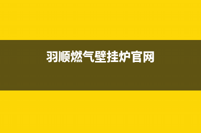 羽顺燃气壁挂炉故障e6(羽顺燃气壁挂炉官网)