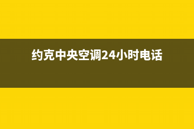 约克中央空调24小时人工服务(约克中央空调24小时电话)