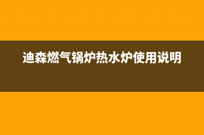 迪森锅炉e3故障(迪森燃气锅炉热水炉使用说明)