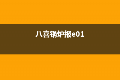 八喜锅炉ECO3故障代码888(八喜锅炉报e01)