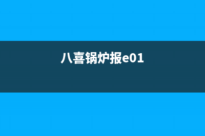 八喜锅炉故障码E55(八喜锅炉报e01)