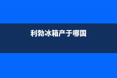 利勃格兰仕冰箱客服电话(利勃冰箱产于哪国)