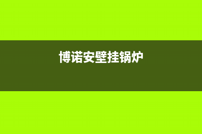 博诺安锅炉维修教程大全(博诺安壁挂锅炉)