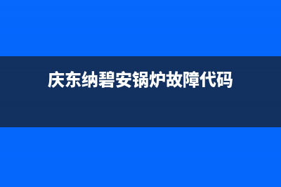 庆东纳碧安锅炉维修服务点(庆东纳碧安锅炉故障代码)