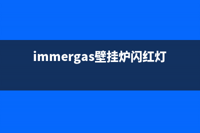 immergas壁挂炉闪烁01代码(immergas壁挂炉闪红灯)