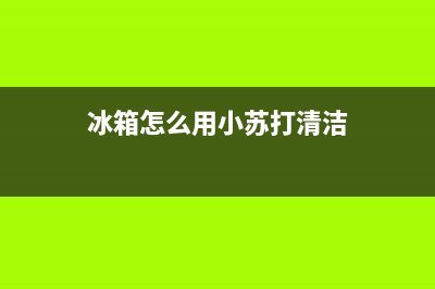 冰箱怎么用小苏打清洗(冰箱怎么找人维修)(冰箱怎么用小苏打清洁)