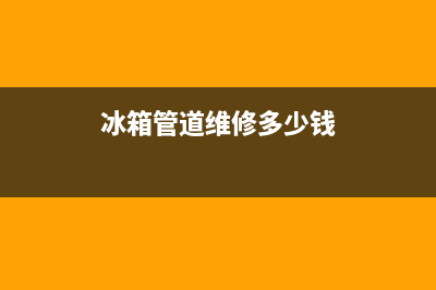 冰箱冷管维修多少钱(冰箱冷管维修费用)(冰箱管道维修多少钱)