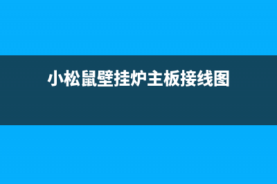 小松鼠壁挂炉主板故障原因(小松鼠壁挂炉主板接线图)