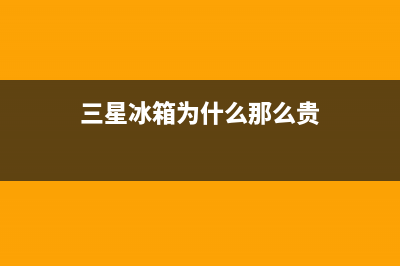 三星冰箱为什么会自动断电？三星冰箱自动断电如何解决(三星冰箱为什么那么贵)