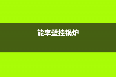 能率采暖壁挂炉故障码查询(能率采暖壁挂炉维修)(能率壁挂锅炉)