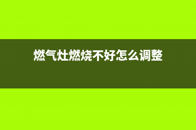 普田燃气灶燃烧时出现离焰脱火现象的最简单快速处理方法介绍(燃气灶燃烧不好怎么调整)