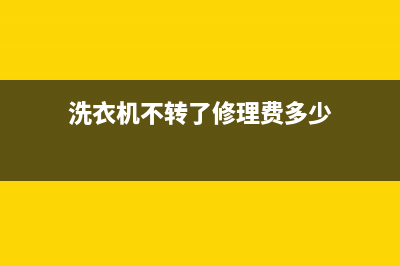 维修洗衣机不能排水(维修洗衣机不能脱水怎么回事)(洗衣机不转了修理费多少)