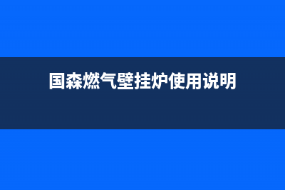 武汉国森壁挂炉维修(武汉国森壁挂炉维修电话)(国森燃气壁挂炉使用说明)