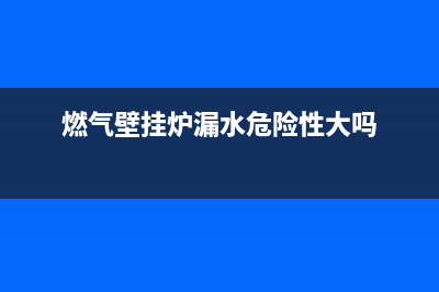 燃气壁挂炉漏水—燃气壁挂炉漏水的原因有什么(燃气壁挂炉漏水危险性大吗)