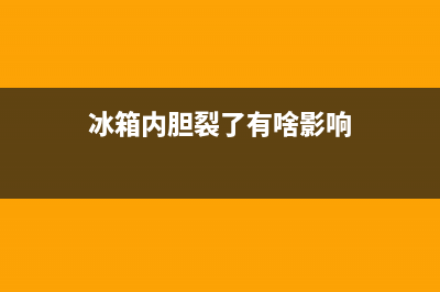 冰箱内胆裂缝的维修(冰箱内胆裂开怎么维修)(冰箱内胆裂了有啥影响)