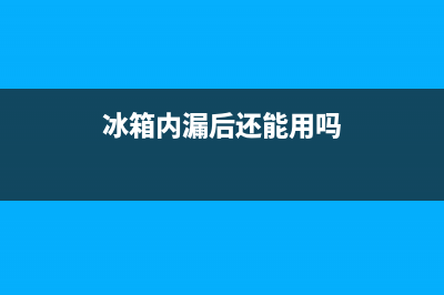 冰箱内漏售后什么解决(冰箱内漏售后怎么修)(冰箱内漏后还能用吗)