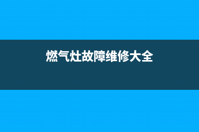 丹普燃气灶故障维修（厂家指定维修网点）(燃气灶故障维修大全)