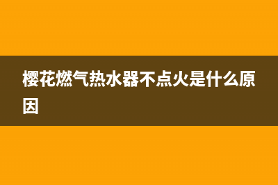 樱花燃气热水器漏电、一开漏电保护插头就跳开故障的处理方法(樱花燃气热水器不点火是什么原因)