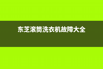 东芝滚筒洗衣机显示eh9的故障原因及解决方法(东芝滚筒洗衣机故障大全)