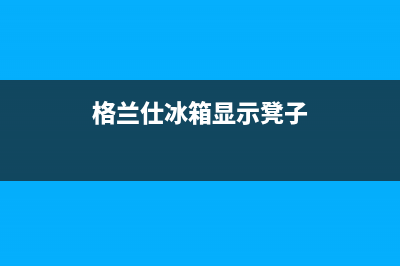 格兰仕冰箱显示E2是怎么回事(格兰仕冰箱显示凳子)