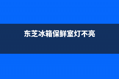 东芝冰箱保鲜室结冰的原因是什么(东芝冰箱保鲜室灯不亮)