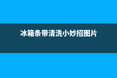 冰箱条带清洗小妙招(冰箱条的清洗)(冰箱条带清洗小妙招图片)